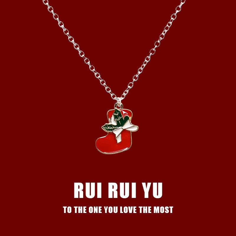 RUI RUI YU Christmas New Necklace Pendant JewelryPendant Necklace for Women Men Girlfriend Couple Lover Jewelry Gift
