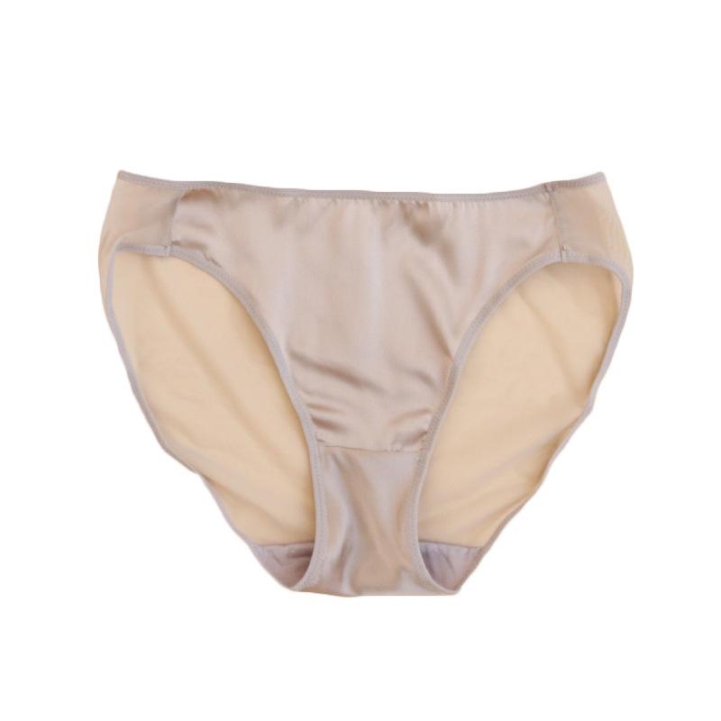 1 Pc Low Waist Sexy Lace Triangle Briefs Silky Smooth and High Elasticity Silk Home Underwear Briefs