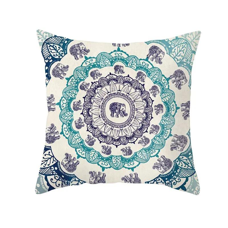 

Наволочка с ретро-мандалой для офиса, гостиной, дома, наволочка для автомобиля, украшения 40x40cm