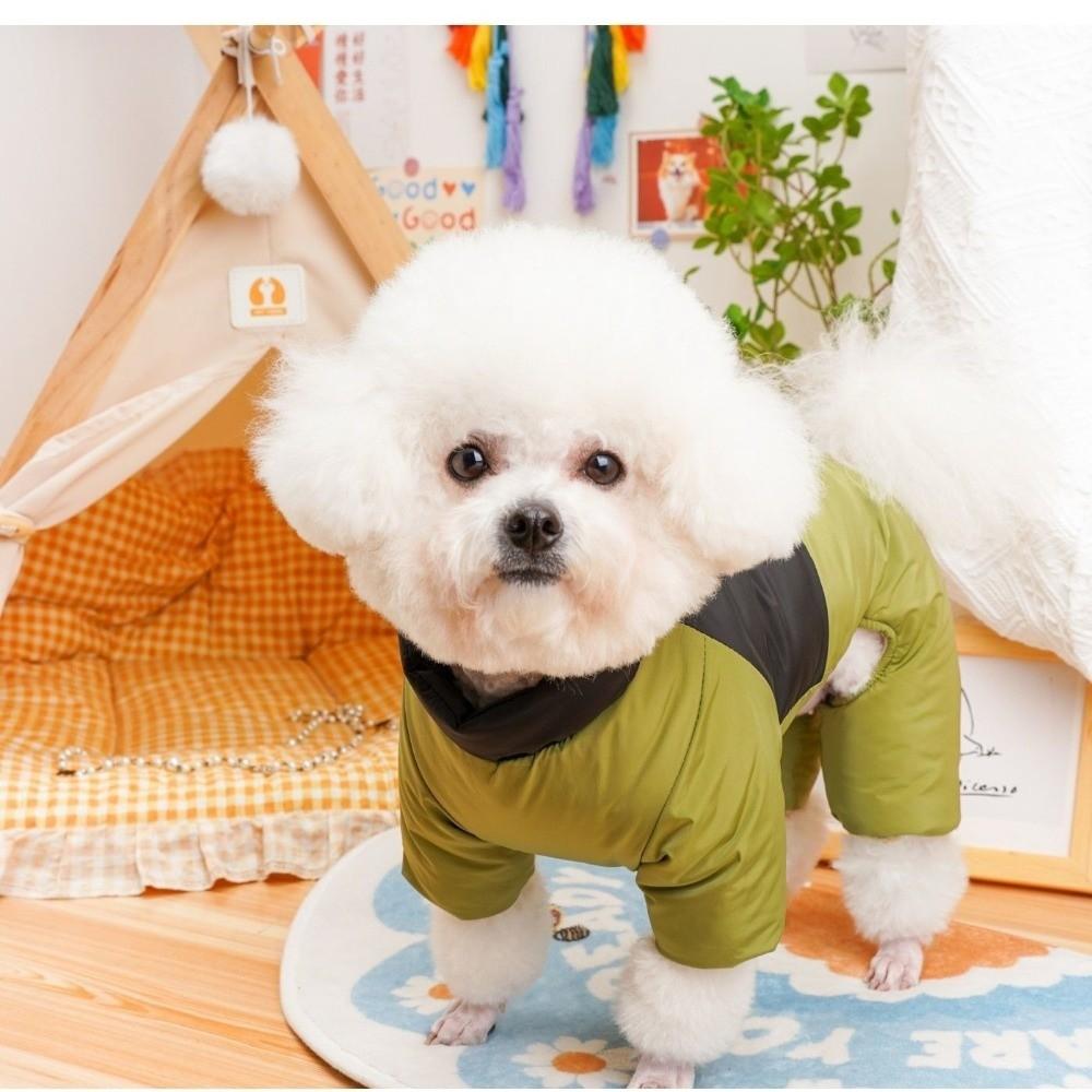 Dirt Resistant Protective Romper Autumn Winter Comfort Jumpsuit Dog Bodysuit For Puppy Small Dogs