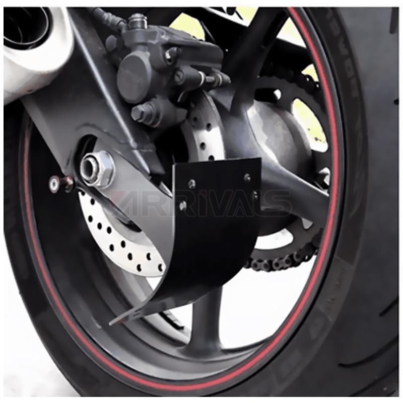 1"Axle License Number Holder plate Mount Curved Vertical For Motorcycle Bike