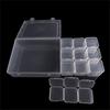 Clear Sturdy Plastic 30 Divider Storage Box Portable Accessory for Efficient Organization of Small Household Items
