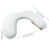 1pcs Manicure U-shaped Hand Rest Pillow Foldable PU Cushion Featuring Slanted Design Handheld Nail Salon Desktop Accessories Nail Art