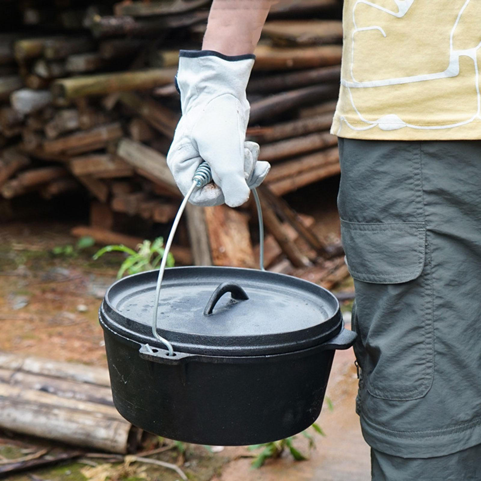 

Термостойкие перчатки для барбекю, рукавицы для гриля, для приготовления пищи, кемпинга, отдыха на природе белый