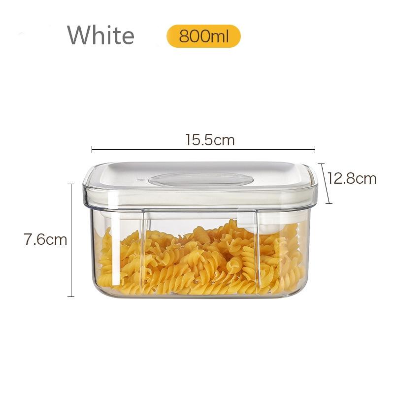 Sealed Jars Kitchen Grain Storage Organizer Plastic Moisture-proof Food Storage Tank Dried Fruit Tea Storage Box Jar with Spoon