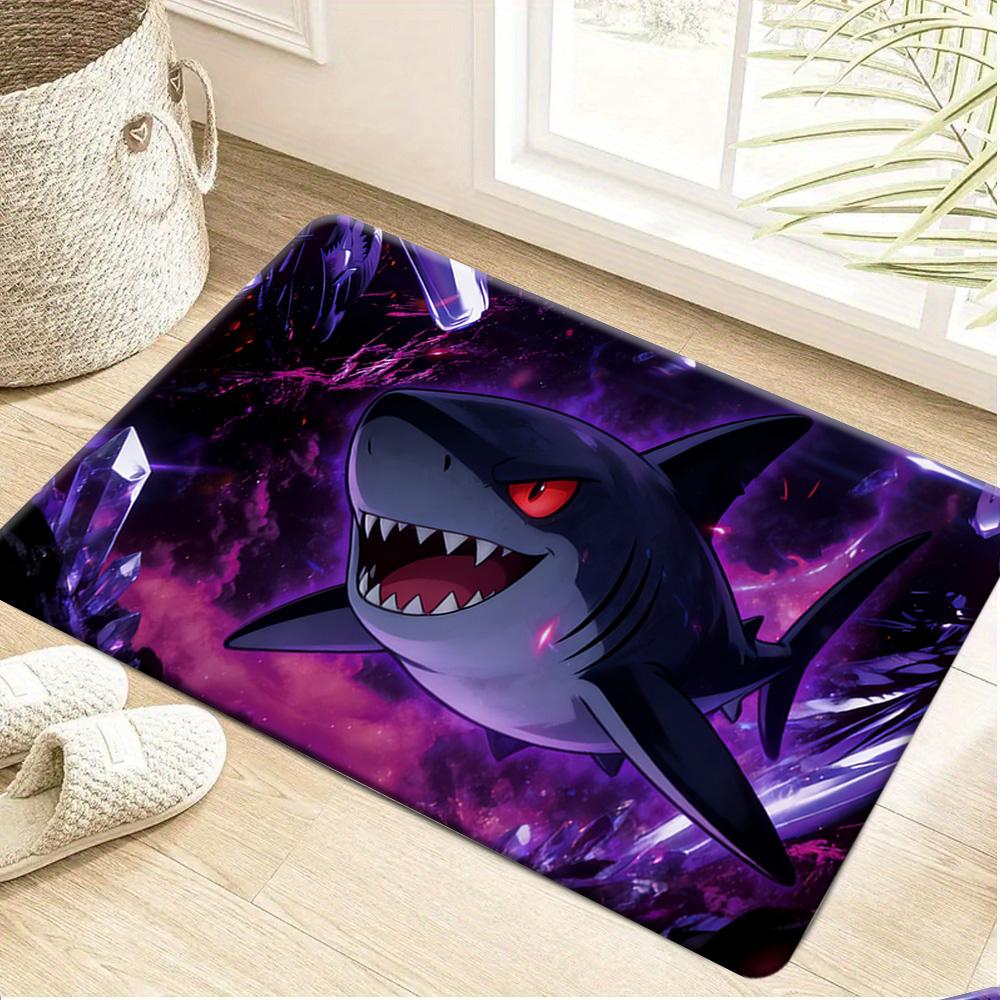 Pokemon Characters Group Print Non-slip Doormat, Soft Absorbent Floor Rug for Home Decor