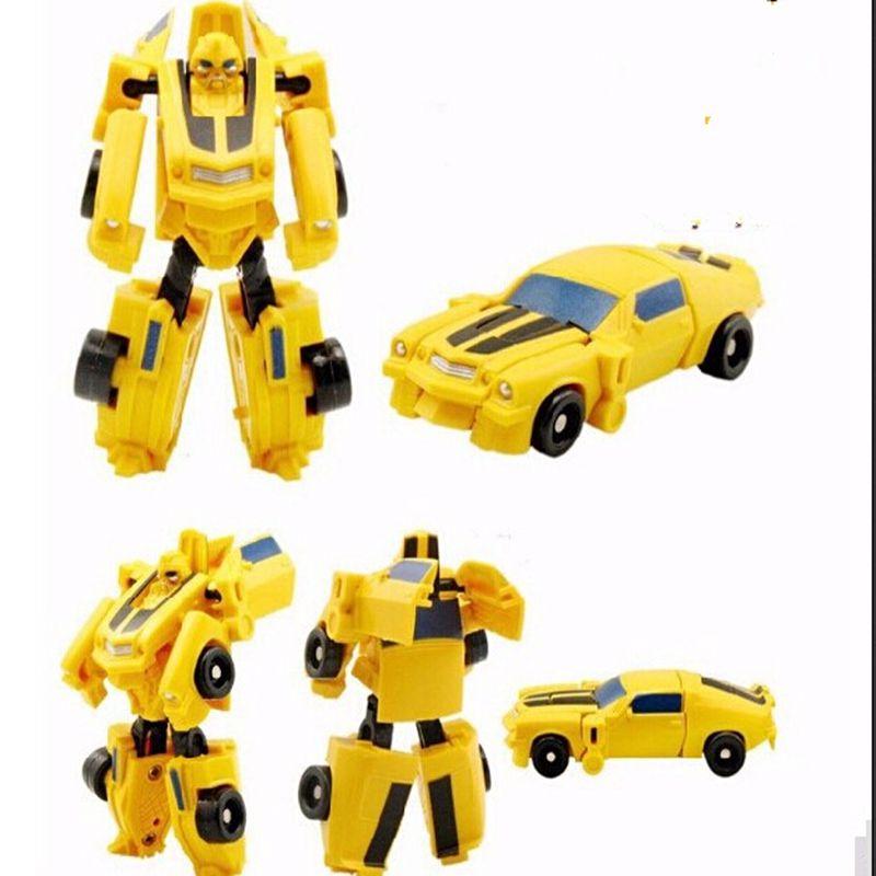 8CM Transformation Cars Robots Toys Mini Deformation Helicopter Model Robots Car Toys For Kids Gift B1807