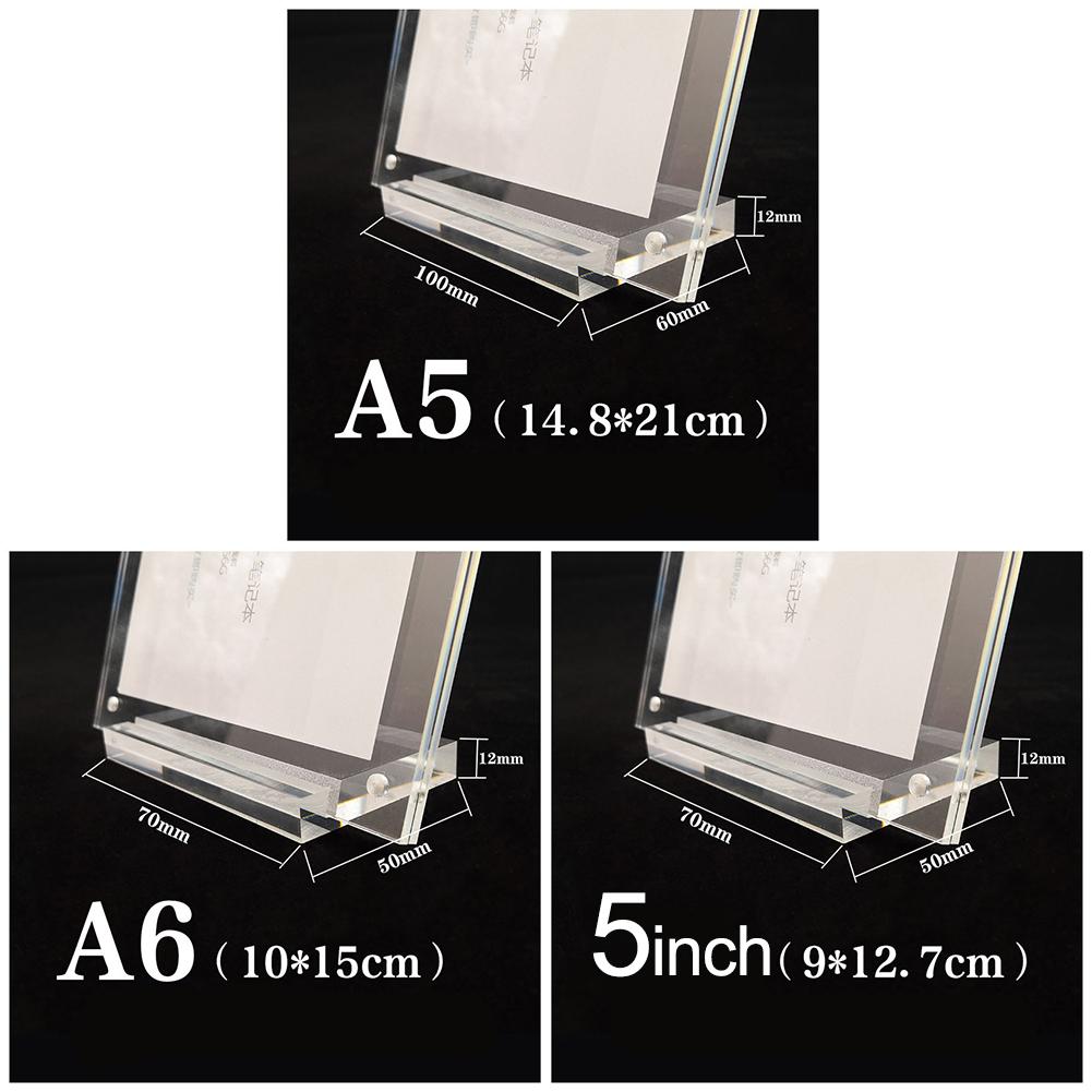 Acrylic Holder Display Rack Magnetic Acrylic Picture Photo Frame Photo Protection Photocard Holder High Quality