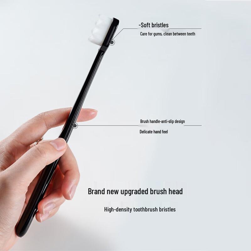 moemi Japanese Style Couple Super Soft Toothbrushes (2-Pack)