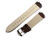 [Import King Original] [TAMBOUR Men's Embossed Crocodile Leather Strap, Brown, 2118mm]