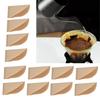 V60 Paper Coffee Filters, 100 Sheets, Disposable Coffee Drip Paper, Natural Wood Pulp Coffee Strainer Paper, for 2-4 Cups [V]