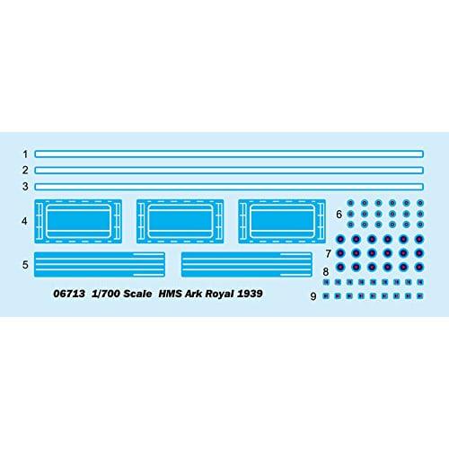 Trumpeter 1/700 Royal Navy Aircraft Carrier HMS Ark Royal 1939 Plastic Model Kit 06713