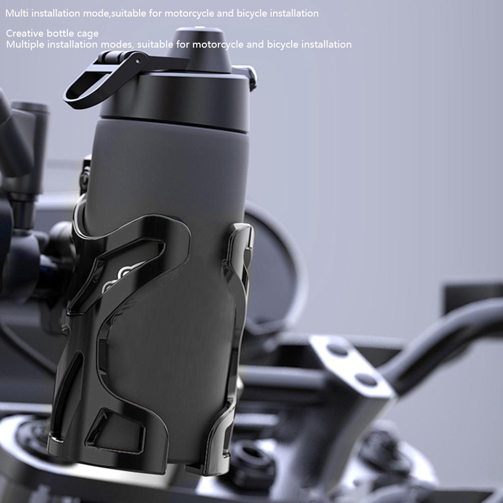 Bike Water Cup Holder Lightweight Aluminum Alloy Cup Cage with Screws and Tool Durable Drink Cages for Outdoor