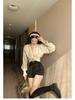 2024 Trendy American Black High-Waisted Women's Hot Pants - Sexy, Casual, Hip-Hugging Shorts for Summer