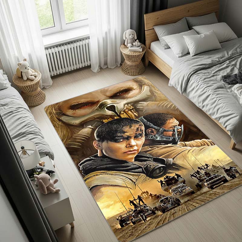 MAD MAX Rug, Music Carpet,Bedroom Rug, Doormat,Living Room Rug, Bedside Carpet, Computer Chair Mat, Christmas Gift.