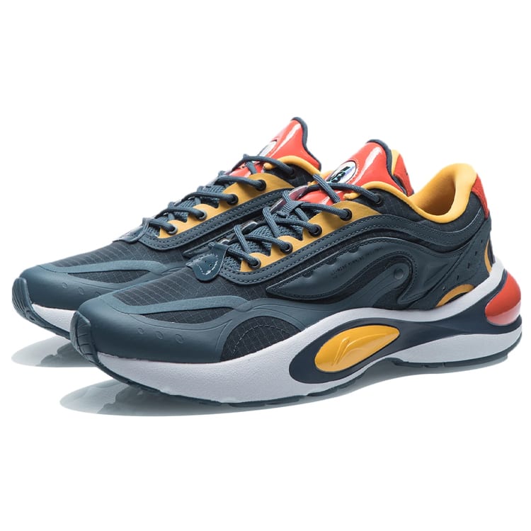 Li Ning V8 Sports Textile, Synthetic Leather Cushioning Slip Resistant Abrasion Resistant Lightweight Breathable ARHR039-4