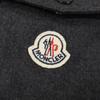 MONCLER MONTGENEVRE Wool Hooded Down Jacket Jacket 1 grayUsed