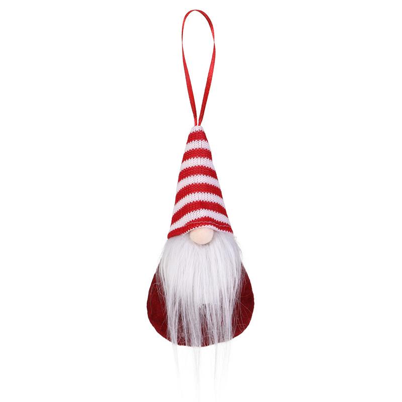 Christmas Knitted Forest Old Man Faceless Doll Pendant Ornament
