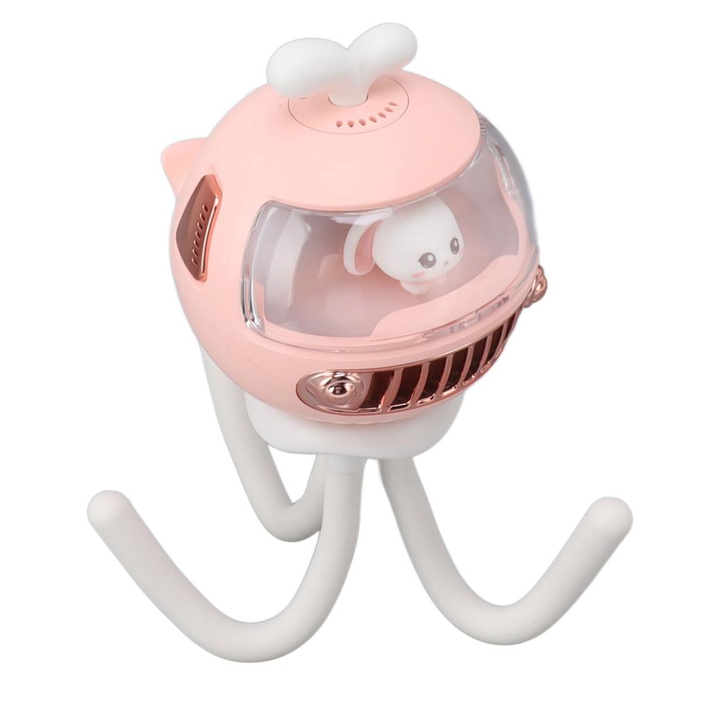 Baby Stroller Fan 4 Speed Quiet Rechargeable 120 Degree Rotatable Bug Repellent Flexible Clip On