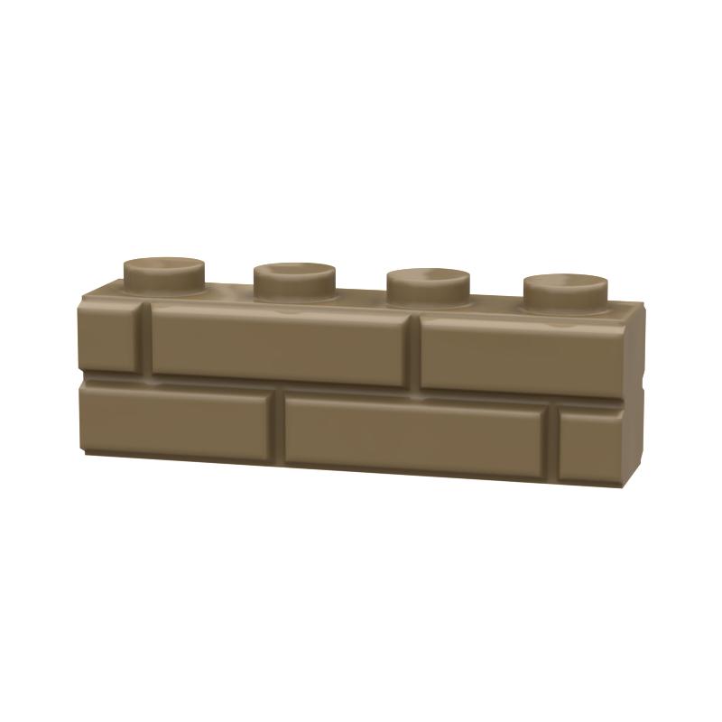 Masonry Wall Modified Bricks 15533 1x4 Toys Building Blocks Compatible Major Brand Profile Collection