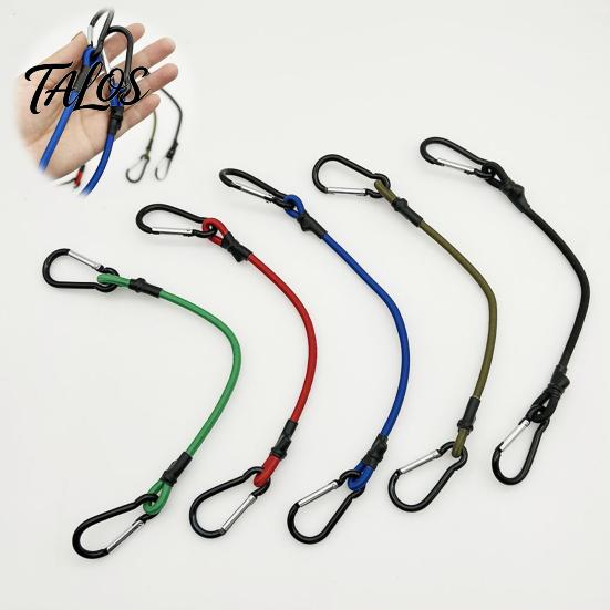 Travel Accessory for Secure Luggage Bungee Cord with Metal Hooks, Elastic Rope Durable Versatile Straps Garage Strap, Flexible Fastening Strap Camping
