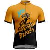 Close-fitting Tights, Cycling Clothes, Sports Tops, Shoulder Sleeves, T-shirts, Partial 3D Printing Men's Summer