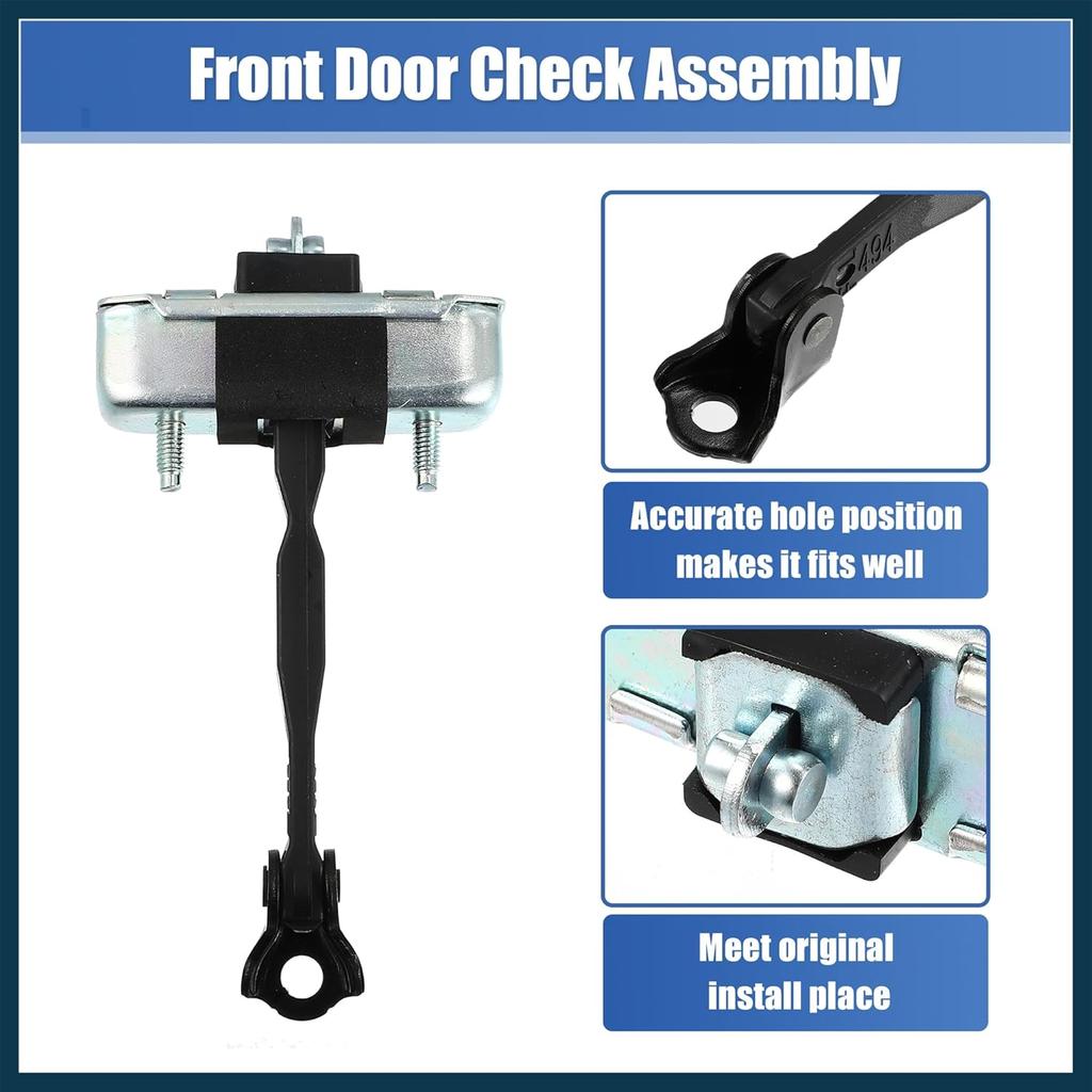 Front Left Door Check Bracket Stop Strap 68620-AE011 for Toyota Sienna 2004-2010 Car Door Check Arm Assembly LH Driver Side Door Check Strap Stopper