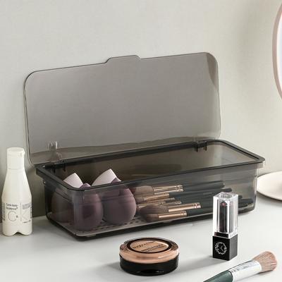 Caja de Almacenamiento de Mascarillas Antipolvo Transparente para Acabado de Escritorio Almacenamiento de Artículos Diversos