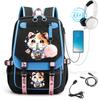 Zaino Carino Gatto Boba Modello Cartone Animato Corgi Mochila Zaino Scolastico per Studenti Ragazzi Ragazze Regalo Grande Capacità Viaggio Quotidiano Rucksack