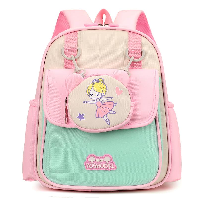 Kindergarten schoolbag for girls and boys entering school cute baby new backpack for children going out accessories girls small backpack