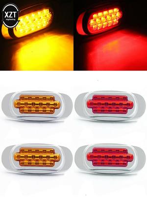 2PCS 12V/24V Universal Magnetic Mounted Vehicle Car LED Strobe Warning Light Police Flashing Lights Led Emergency Lights Beacon