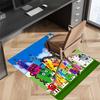 Numberblocks3 Printed Absorbent Washable Carpet, Non-Slip Bathroom Mats, Kitchen Rugs, Yoga Mat,Living Room Entrance, Camping Picnic Rugs