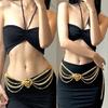 Elegant Heart Waist Chain Women Belly Chain Belt Lady Waist Jewelry Corset Chain
