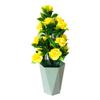 Artificial Rosa Rugosa Thunb Potted Plant For Event And Decoration Party