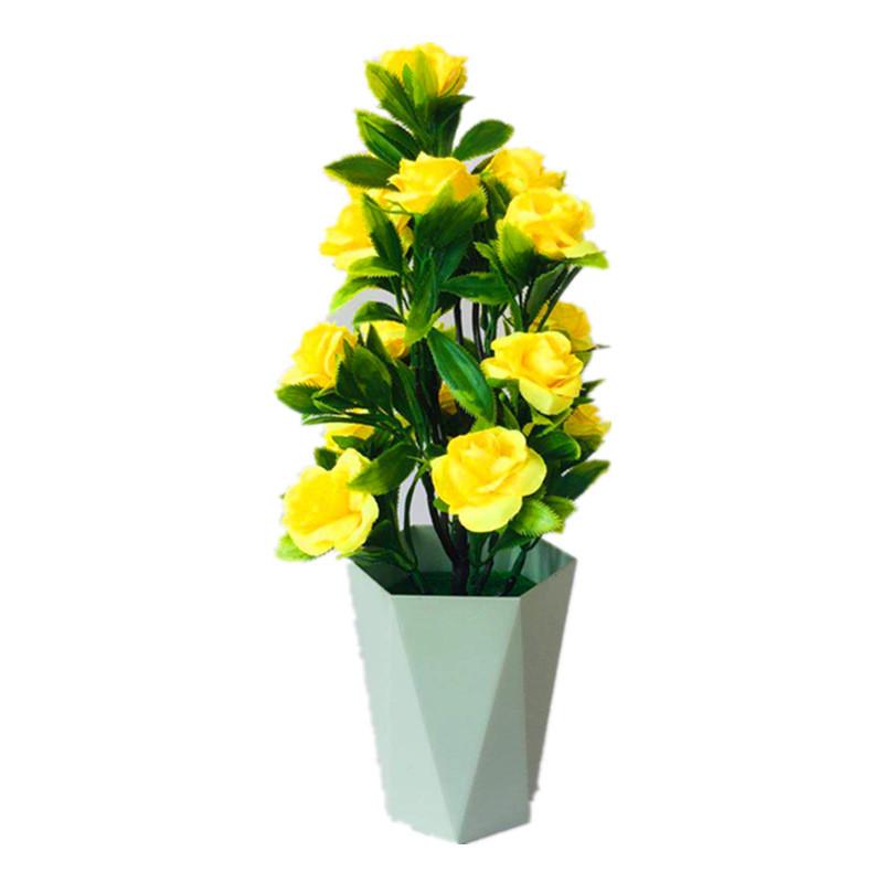 Artificial Rosa Rugosa Thunb Potted Plant For Event And Decoration Party