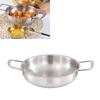 Korean Ramen Cooking Pot with Handle Stainless Steel Fast Heating Convenient Noodle Pot for Soup