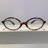 Vintage Anti Blue Light Oval Glasses Women Men Luxury Designer Myopia Prescription Eyeglasses Small Frame