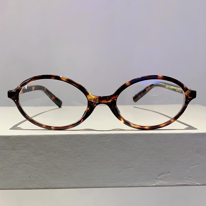 Vintage Anti Blue Light Oval Glasses Women Men Luxury Designer Myopia Prescription Eyeglasses Small Frame