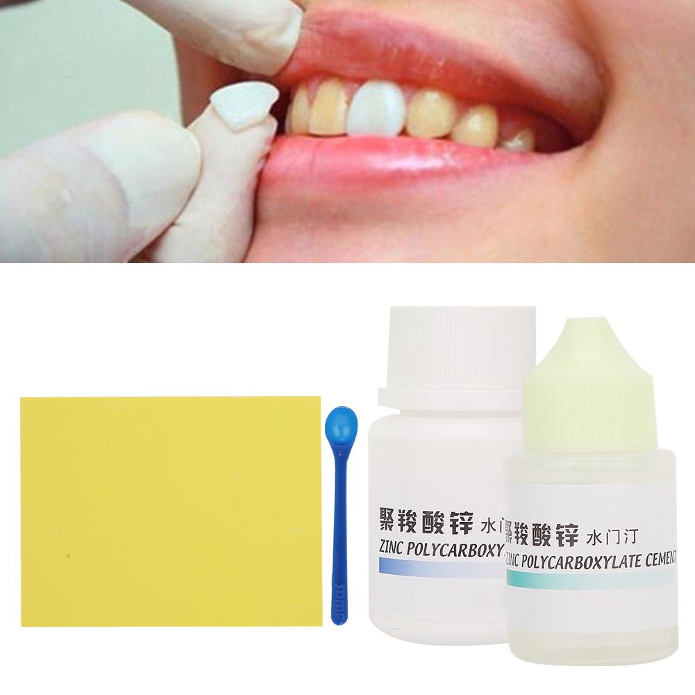 Cement zinkový polykarbonoxylátový zubní dočasný cement na opravu dutin