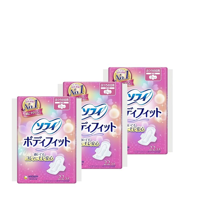 

[Set of 3] Sophie body fit ordinary daily use with wings 21cm 22 pieces included ×3 pieces
