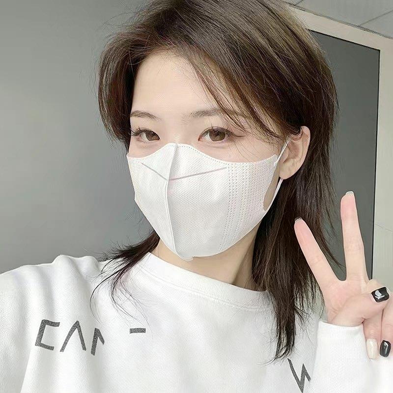 100Pcs 3D Protective Masks Efficient Protection Breathable  Protective Masks Fashionable Face Masks Disposable Masks