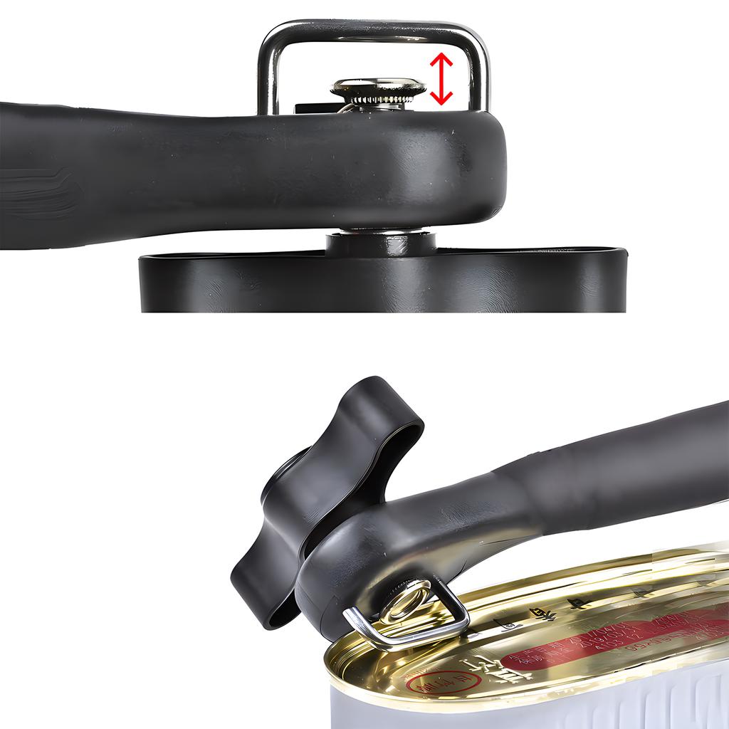 Can Opener Kitchen Accessories Professional Manual Stainless Steel Bottle Opener Safety Side Cutting Bottle Opener Household Too