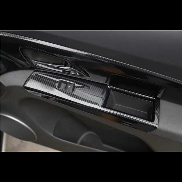4-Piece Interior Door Window Switch Cover for 2009-2015 Chevrolet Cruze LHD
