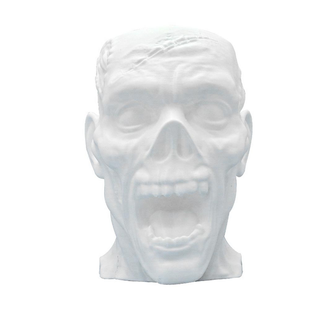 Head Mug Halloween Horror Atmosphere Desktop Decoration Plastic Suitable For Decoration And Candy Filling