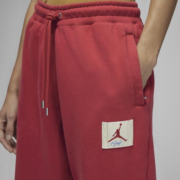 Jordan X Two 18 Collaboration Logo Patch Pattern Embroidered Washed Fleece Drawstring Sweatpants Women Bottoms DV6969-687