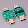 Hdmi A Type Male To Female Test Board Mini Connector With Board Pcb 2.54Mm Pitch Dp Hd A Female To Male Adapter Board