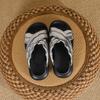 2025 autumn new fashion platform slippers women's wear cross word with casual style comfortable flat women's shoes