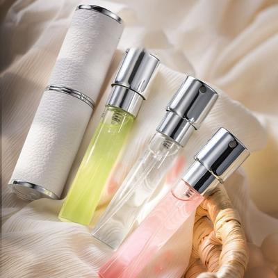8 Ml Refillable Perfume Atomizer High-end Leather Cosmetic Containers New Empty Spray Bottle  Travel