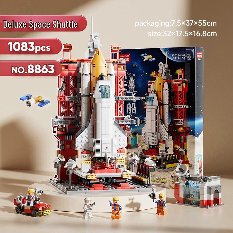 Compatible Space Shuttle Building Blocks for Boys - Children's Educational Toy Gift