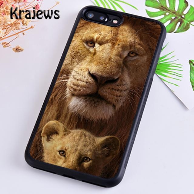 Krajews Big Lion On Stone snow Phone Case Cover For iPhone 17 Air 16 15 14 plus 11 12 13 pro ma Plus coque Fundas
